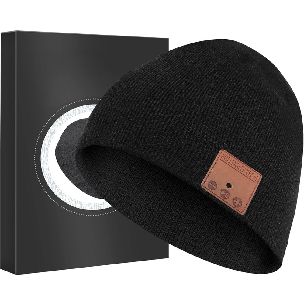 Black Bluetooth Beanie Hat